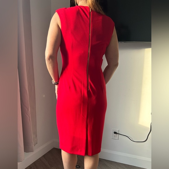 Red Dress In Wear - Picture 2 of 2